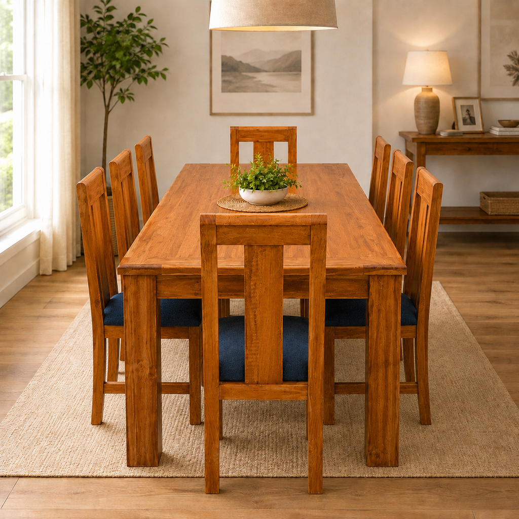 Comedor Pata Recta 8 Sillas
