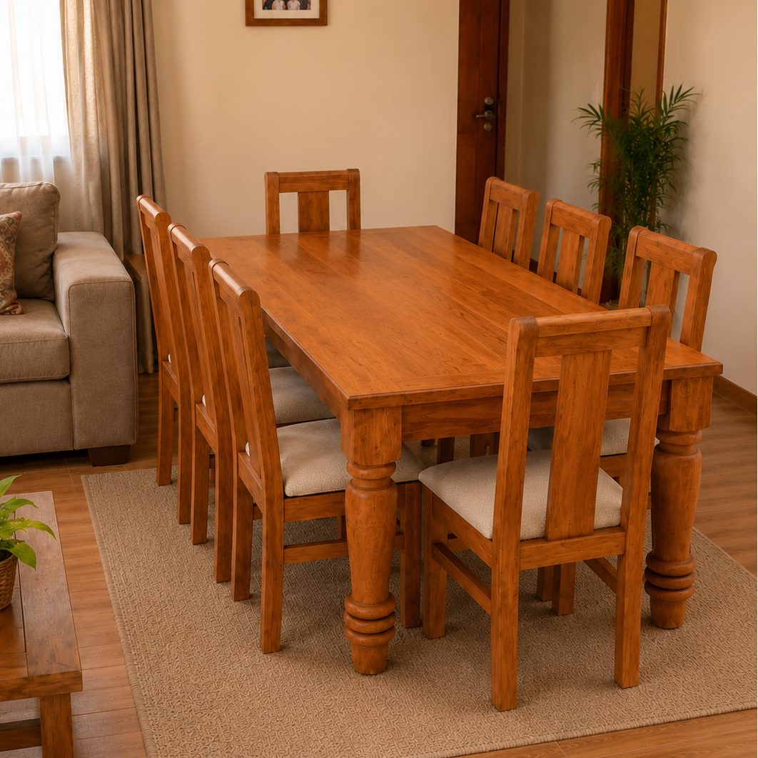 Comedor Pata Redonda 8 Sillas