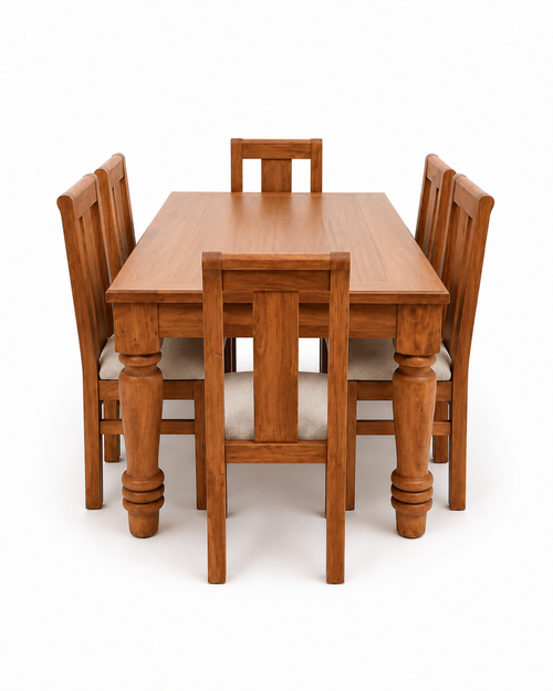 Comedor Pata Redonda 6 Sillas